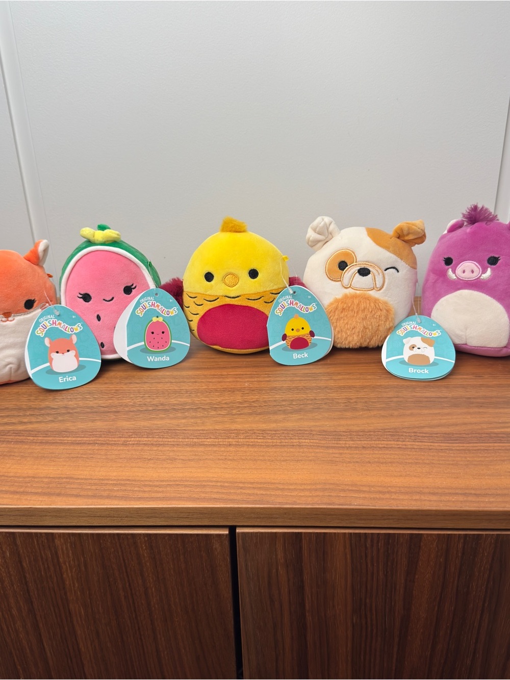 Squishmallows 6” - Jenna, Brock, Beck, Wanda, and Erica